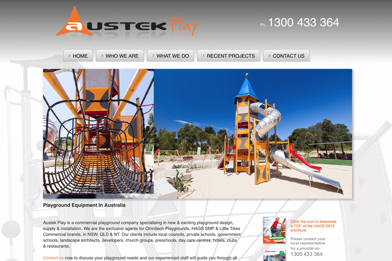 Austek Play website