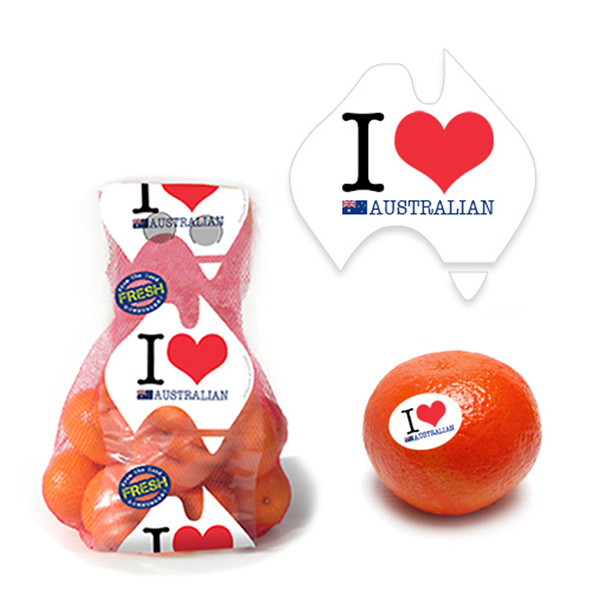 I Heart Australian citrus prepack brand