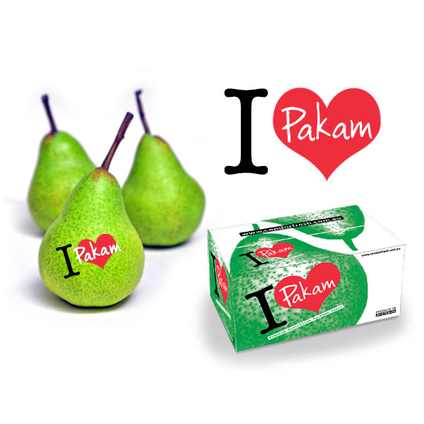 I Heart Pakam pear brand