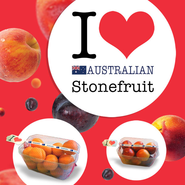 I heart Australian stonefruit brand