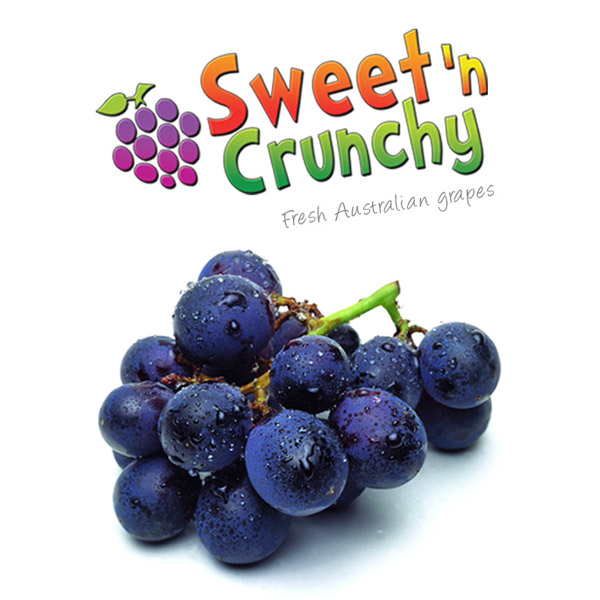 Sweet 'n Crunchy grapes brand