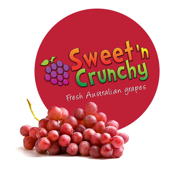 Sweet 'n Crunchy grapes brand